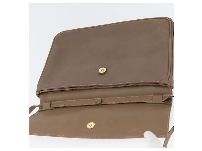 Gucci Borsa a Spalla in Pelle Beige Oro Auth fm5163 D'oro - vista 16