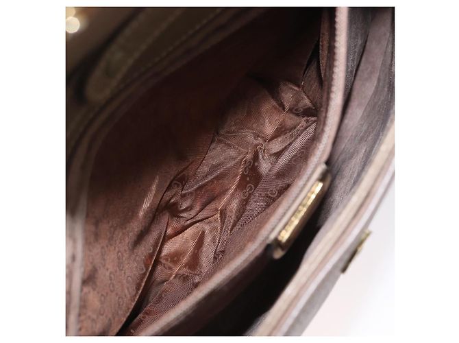 Gucci Borsa a Spalla in Pelle Beige Oro Auth fm5163 D'oro - vista 23