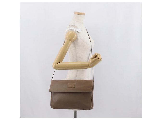 Gucci Borsa a Spalla in Pelle Beige Oro Auth fm5163 D'oro - vista 25