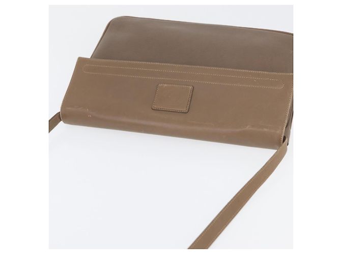 Gucci Borsa a Spalla in Pelle Beige Oro Auth fm5163 D'oro - vista 6