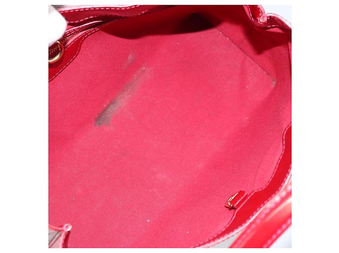 LOUIS VUITTON Monogram Vernis Wilshire PM Tasche Pomme D'amour M93642 Auth 172118 Rot - Ansicht 10