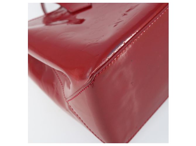 LOUIS VUITTON Monogram Vernis Wilshire PM Tasche Pomme D'amour M93642 Auth 172118 Rot - Ansicht 14