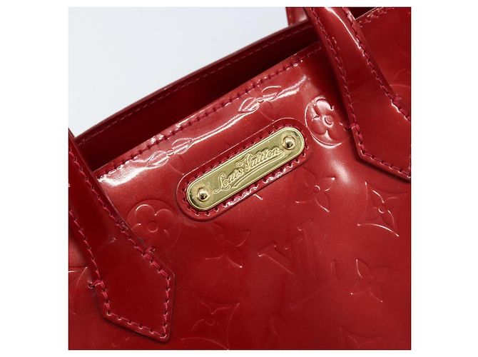 LOUIS VUITTON Monogram Vernis Wilshire PM Tasche Pomme D'amour M93642 Auth 172118 Rot - Ansicht 17