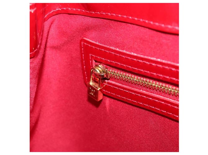 LOUIS VUITTON Monogram Vernis Wilshire PM Tasche Pomme D'amour M93642 Auth 172118 Rot - Ansicht 21