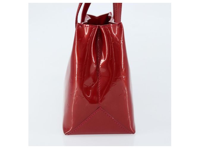 LOUIS VUITTON Monogram Vernis Wilshire PM Tasche Pomme D'amour M93642 Auth 172118 Rot - Ansicht 4