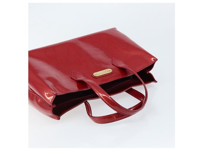 LOUIS VUITTON Monogram Vernis Wilshire PM Tasche Pomme D'amour M93642 Auth 172118 Rot - Ansicht 6
