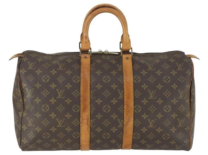 LOUIS VUITTON Borsa Boston Monogram Keepall 45 M41428 LV Auth 171108 Monogramma - vista 13