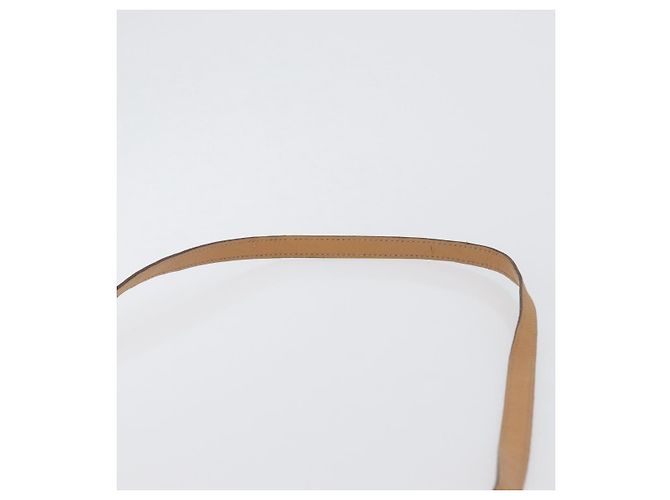 Céline Borsa a Spalla in Tela Macadam CELINE in Pelle PVC Marrone Oro Auth bs33452 D'oro - vista 8