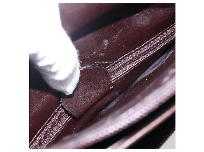 Borsa a mano in pelle Gucci Bamboo marrone scuro oro Auth 173575 D'oro - vista 22