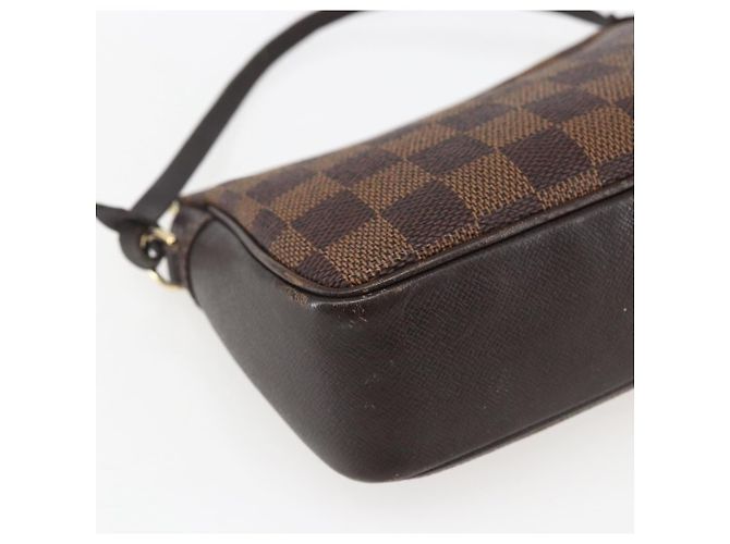 LOUIS VUITTON Pochette per trucco Damier Ebene N51982 LV Auth 169744 - vista 14