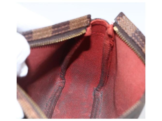 LOUIS VUITTON Pochette per trucco Damier Ebene N51982 LV Auth 169744 - vista 19