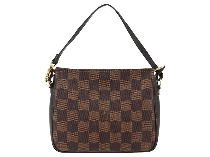 LOUIS VUITTON Pochette per trucco Damier Ebene N51982 LV Auth 169744 - vista 2