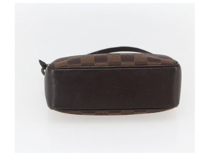 LOUIS VUITTON Pochette per trucco Damier Ebene N51982 LV Auth 169744 - vista 5