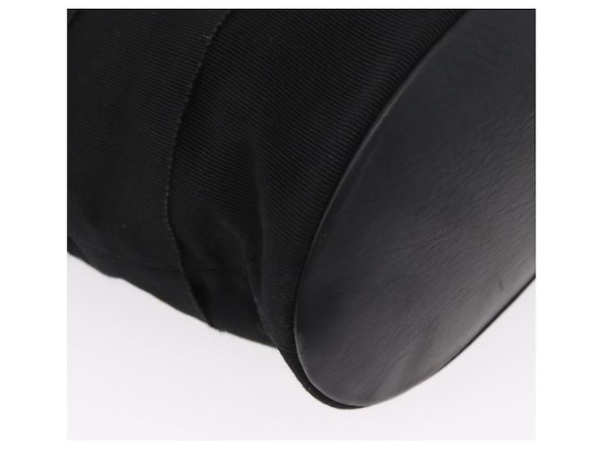Borsa a spalla Chain Vala in nylon nero e oro Auth ep13450 di Salvatore Ferragamo D'oro - vista 15