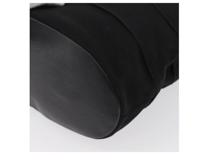 Borsa a spalla Chain Vala in nylon nero e oro Auth ep13450 di Salvatore Ferragamo D'oro - vista 16