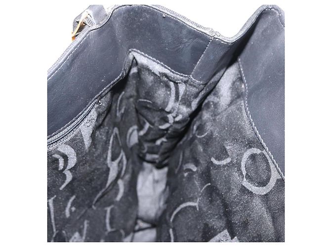 Borsa a spalla Chain Vala in nylon nero e oro Auth ep13450 di Salvatore Ferragamo D'oro - vista 17