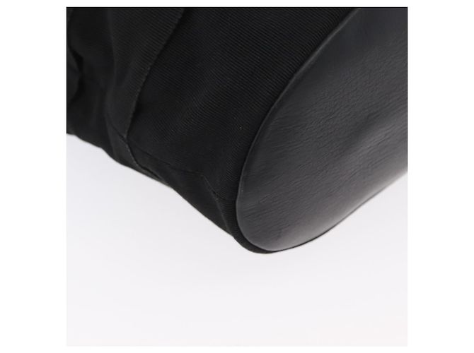 Borsa a spalla Chain Vala in nylon nero e oro Auth ep13450 di Salvatore Ferragamo D'oro - vista 9