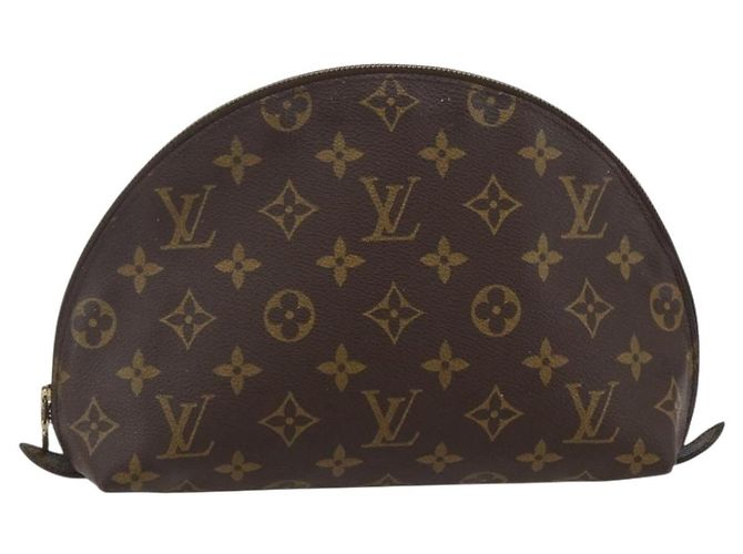 LOUIS VUITTON Neceser Demi Ronde Monogram Cosmético M47520 LV Auth 172583 Monograma - vista 13