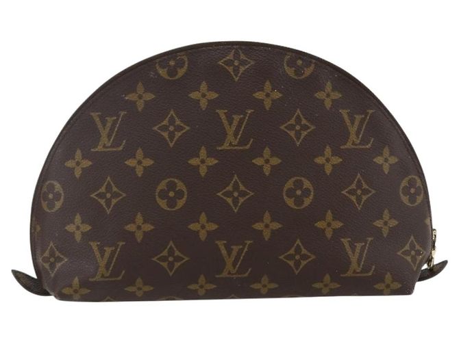 LOUIS VUITTON Neceser Demi Ronde Monogram Cosmético M47520 LV Auth 172583 Monograma - vista 2
