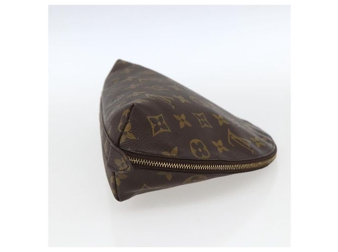 LOUIS VUITTON Neceser Demi Ronde Monogram Cosmético M47520 LV Auth 172583 Monograma - vista 4