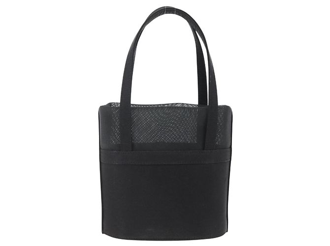 Borsa a rete nera Auth 173466 di Salvatore Ferragamo Nero - vista 2