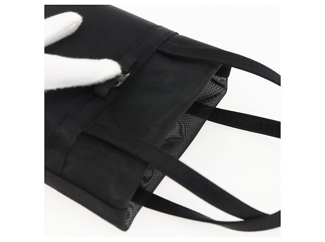 Borsa a rete nera Auth 173466 di Salvatore Ferragamo Nero - vista 6