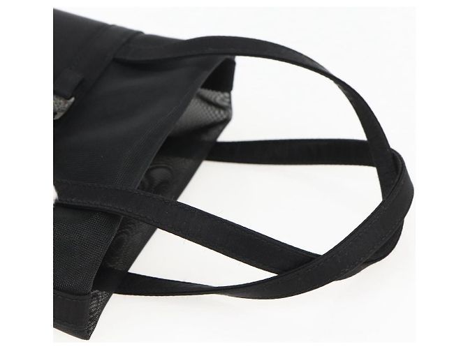 Borsa a rete nera Auth 173466 di Salvatore Ferragamo Nero - vista 7
