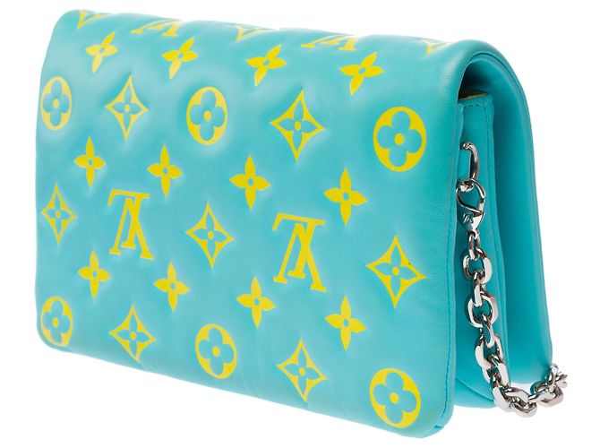 Borsa LOUIS VUITTON Coussin in Pelle Blu - 103335 - vista 6