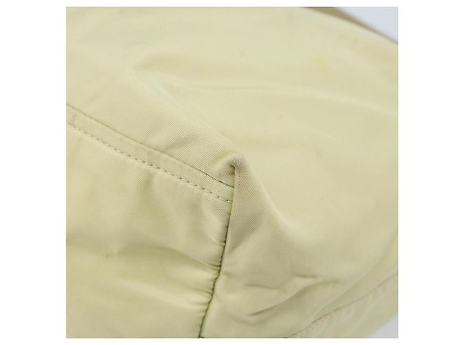 Borsa a Spalla PRADA Nylon Avorio Argento Autentica ep13428 Crudo - vista 16
