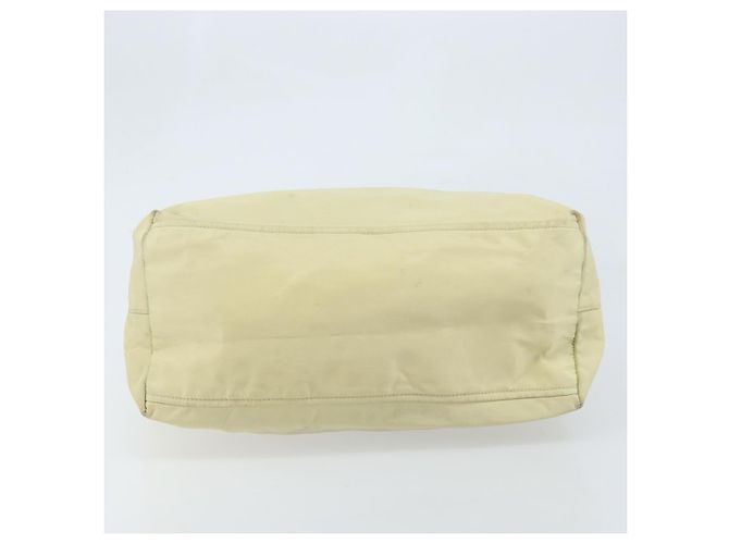 Borsa a Spalla PRADA Nylon Avorio Argento Autentica ep13428 Crudo - vista 5
