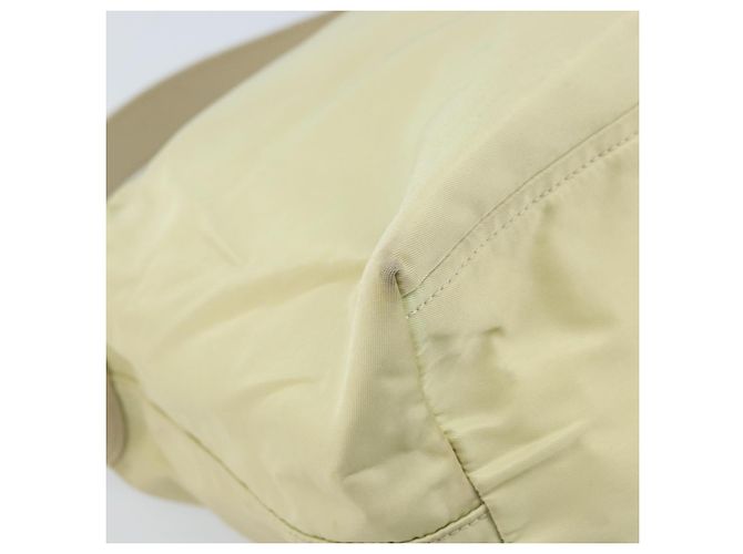 Borsa a Spalla PRADA Nylon Avorio Argento Autentica ep13428 Crudo - vista 9