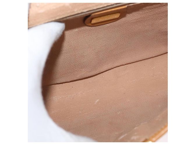 Gucci Borsa a Spalla Micro GG Supreme PVC Beige Oro 004 58 0264 Auth ep13447 D'oro - vista 18