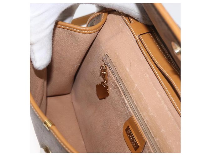 Gucci Borsa a Spalla Micro GG Supreme PVC Beige Oro 004 58 0264 Auth ep13447 D'oro - vista 21