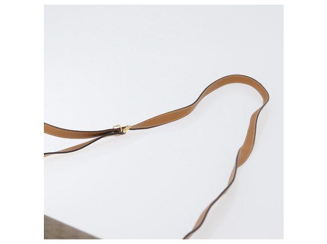Gucci Borsa a Spalla Micro GG Supreme PVC Beige Oro 004 58 0264 Auth ep13447 D'oro - vista 8