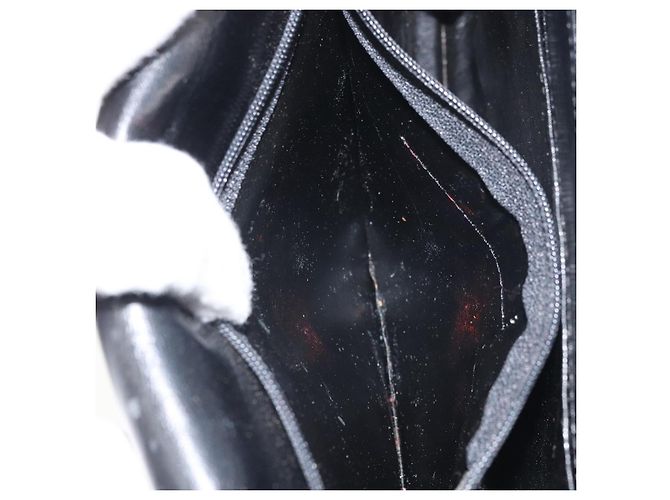 Givenchy Borsa a mano con catena in pelle nera e oro Auth 172216 Nero D'oro - vista 12