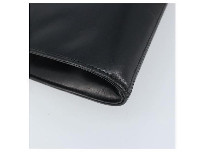 Givenchy Borsa a mano con catena in pelle nera e oro Auth 172216 Nero D'oro - vista 16