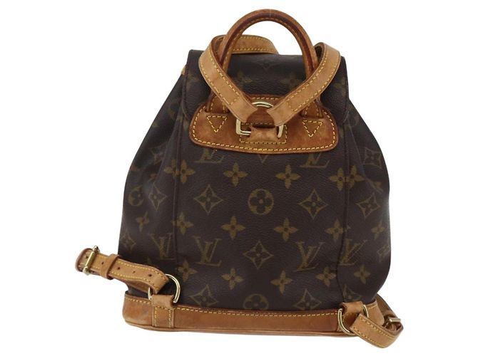 LOUIS VUITTON Zaino Monogram Montsouris PM M51137 LV Auth ka2457 Monogramma - vista 2