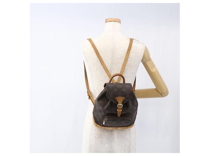 LOUIS VUITTON Zaino Monogram Montsouris PM M51137 LV Auth ka2457 Monogramma - vista 25