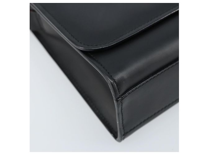 Borsa a Spalla in Pelle Nera GUCCI 001 3063 Auth ep13432 Nero - vista 12