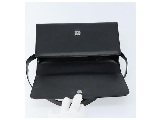 Borsa a Spalla in Pelle Nera GUCCI 001 3063 Auth ep13432 Nero - vista 16