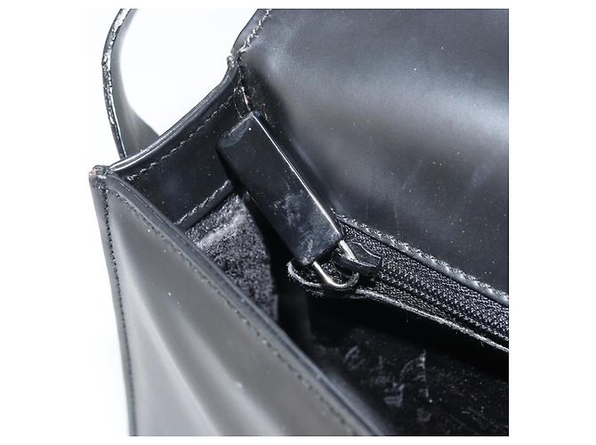 Borsa a Spalla in Pelle Nera GUCCI 001 3063 Auth ep13432 Nero - vista 21