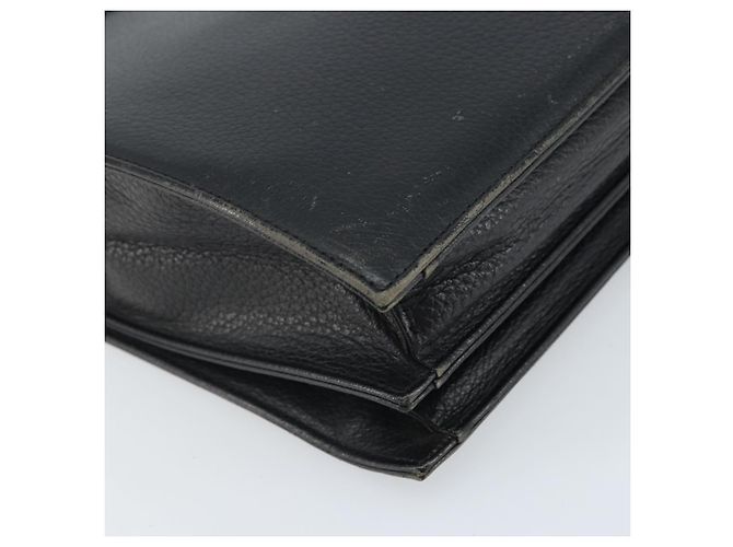Borsa da lavoro Burberry in pelle nera e oro Auth bs33074 Nero D'oro - vista 15