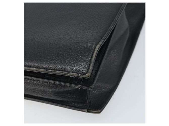 Borsa da lavoro Burberry in pelle nera e oro Auth bs33074 Nero D'oro - vista 16
