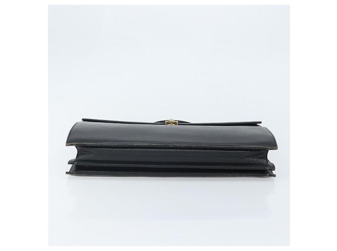 Borsa da lavoro Burberry in pelle nera e oro Auth bs33074 Nero D'oro - vista 5