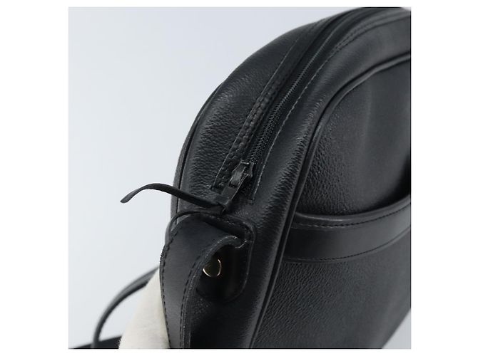 Borsa a spalla in tela a nido d'ape PVC nera e oro Christian Dior Auth ka2533 Nero D'oro - vista 15