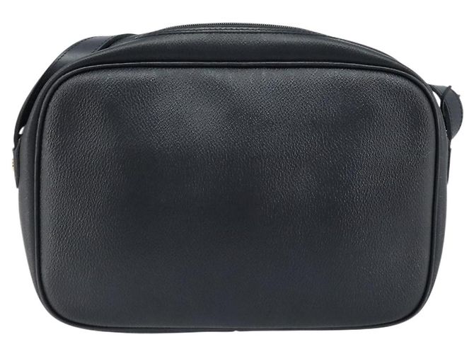 Borsa a spalla in tela a nido d'ape PVC nera e oro Christian Dior Auth ka2533 Nero D'oro - vista 3