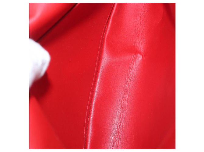 LOUIS VUITTON Borsa Thompson Street Monogram Vernis Rossa M91094 LV Auth bs33383 Rosso - vista 11