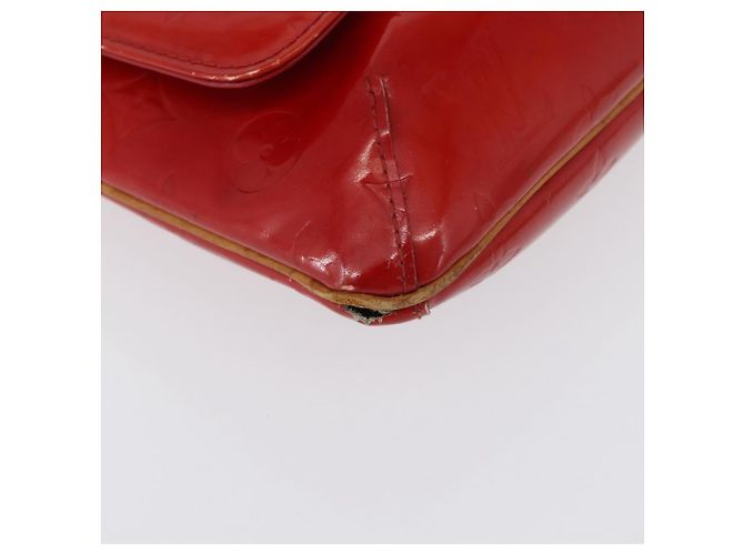 LOUIS VUITTON Borsa Thompson Street Monogram Vernis Rossa M91094 LV Auth bs33383 Rosso - vista 15