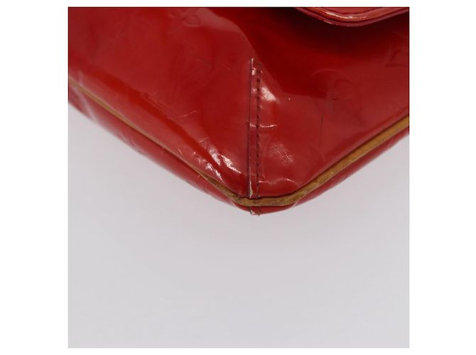 LOUIS VUITTON Borsa Thompson Street Monogram Vernis Rossa M91094 LV Auth bs33383 Rosso - vista 16