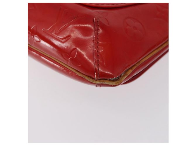 LOUIS VUITTON Borsa Thompson Street Monogram Vernis Rossa M91094 LV Auth bs33383 Rosso - vista 18